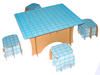 紙製組合式休閒桌椅組